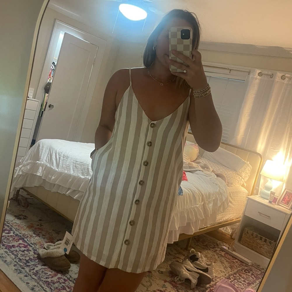 Pink lily dress